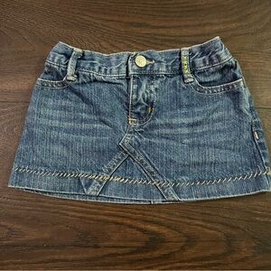 Classic Blue Denim Kids Skirt Infant Baby Girls Size 12 months
